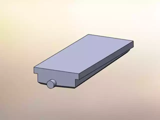 Marine end dump holding tank with rails