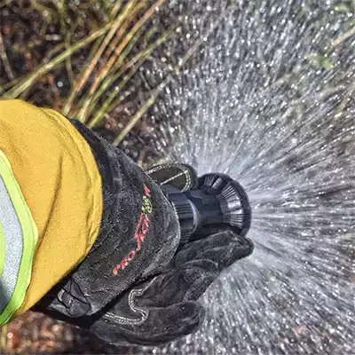 Fire Ranger Hose Spraying