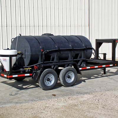 Back side of a nurse trailer