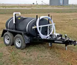 Portable water transport trailer