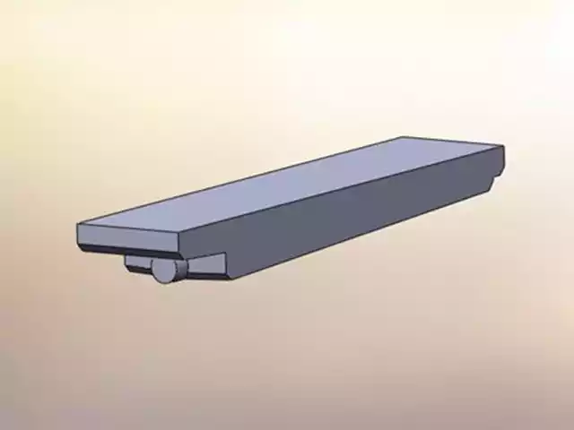 Marine recessed end dump holding tank