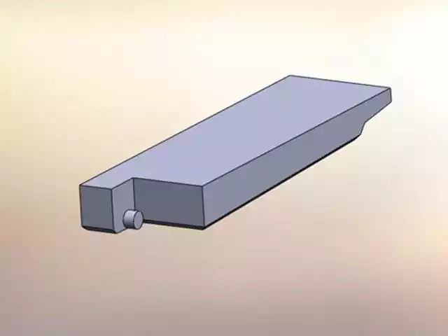 Marine recessed side dump holding tank