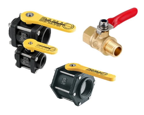 Manual valves for water trailers