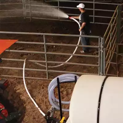 Arena Dust Control Hose Application