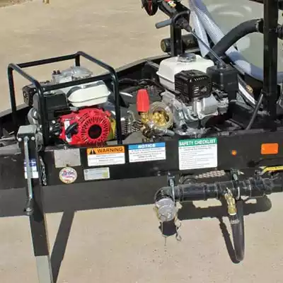 cold water pressure washer trailer